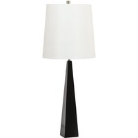 Tischlampe groß 79 cm hoch Schwarz Weiß Stoff Metall E27 Tischlampe groß 79 cm hoch Schwarz Weiß Stoff Metall E27 von ELSTEAD