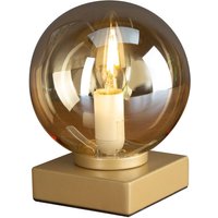 Tischlampe in Gold Bernstein 17,5 cm E14 Kugel elegant Tischlampe in Gold Bernstein 17,5 cm E14 Kugel elegant von Eco-Light