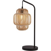 Tischleuchte Boho 55 cm hoch Bambus Metall E27 wohnlich Tischleuchte Boho 55 cm hoch Bambus Metall E27 wohnlich von Searchlight