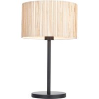 Tischleuchte E27 41 cm hoch Seegras Metall Modern Boho von Endon