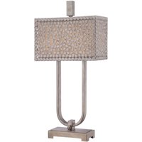 Tischleuchte Hoch 75cm in Silber Nachttisch Wohnzimmer Tischleuchte Hoch 75cm in Silber Nachttisch Wohnzimmer von ELSTEAD
