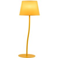 Tischleuchte Kinder Stoff Metall E27 klein H: 37 cm Gelb Tischleuchte Kinder Stoff Metall E27 klein H: 37 cm Gelb von TK Lighting