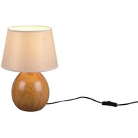 Tischleuchte LUXOR in Holz von REALITY Leuchten R50631035
