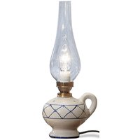 Tischleuchte Metall Glas E14 15 cm breit 35 cm hoch Tischleuchte Metall Glas E14 15 cm breit 35 cm hoch von Ferroluce