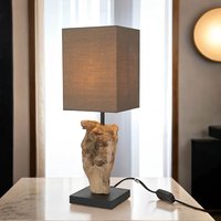 Tischleuchte Modern kunstvoll 45cm Tischlampe Natur von Invicta Interior