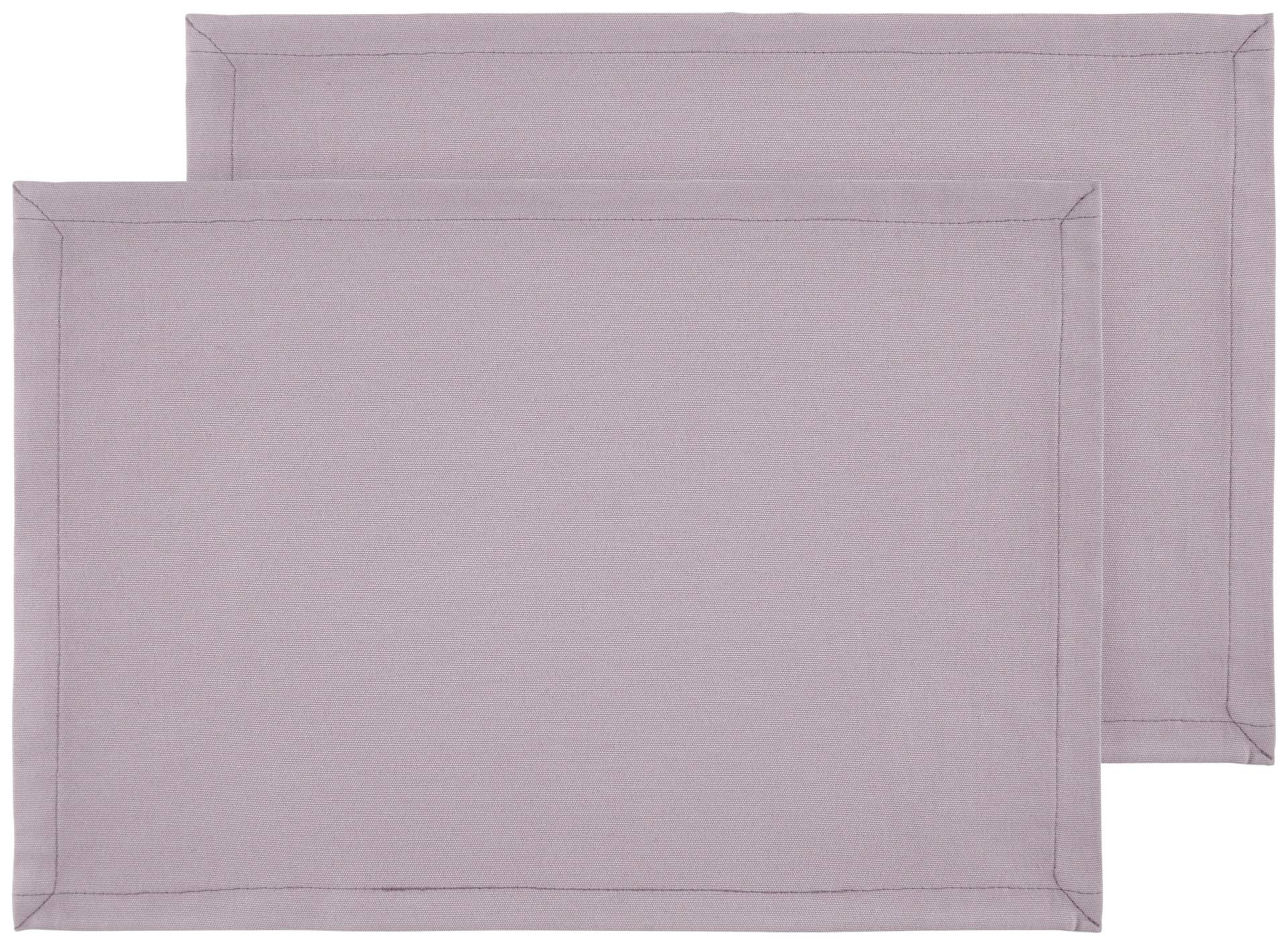 Tischset Steffi in Flieder ca. 33x45cm, 2er-Set Tischset Steffi in Flieder ca. 33x45cm, 2er-Set