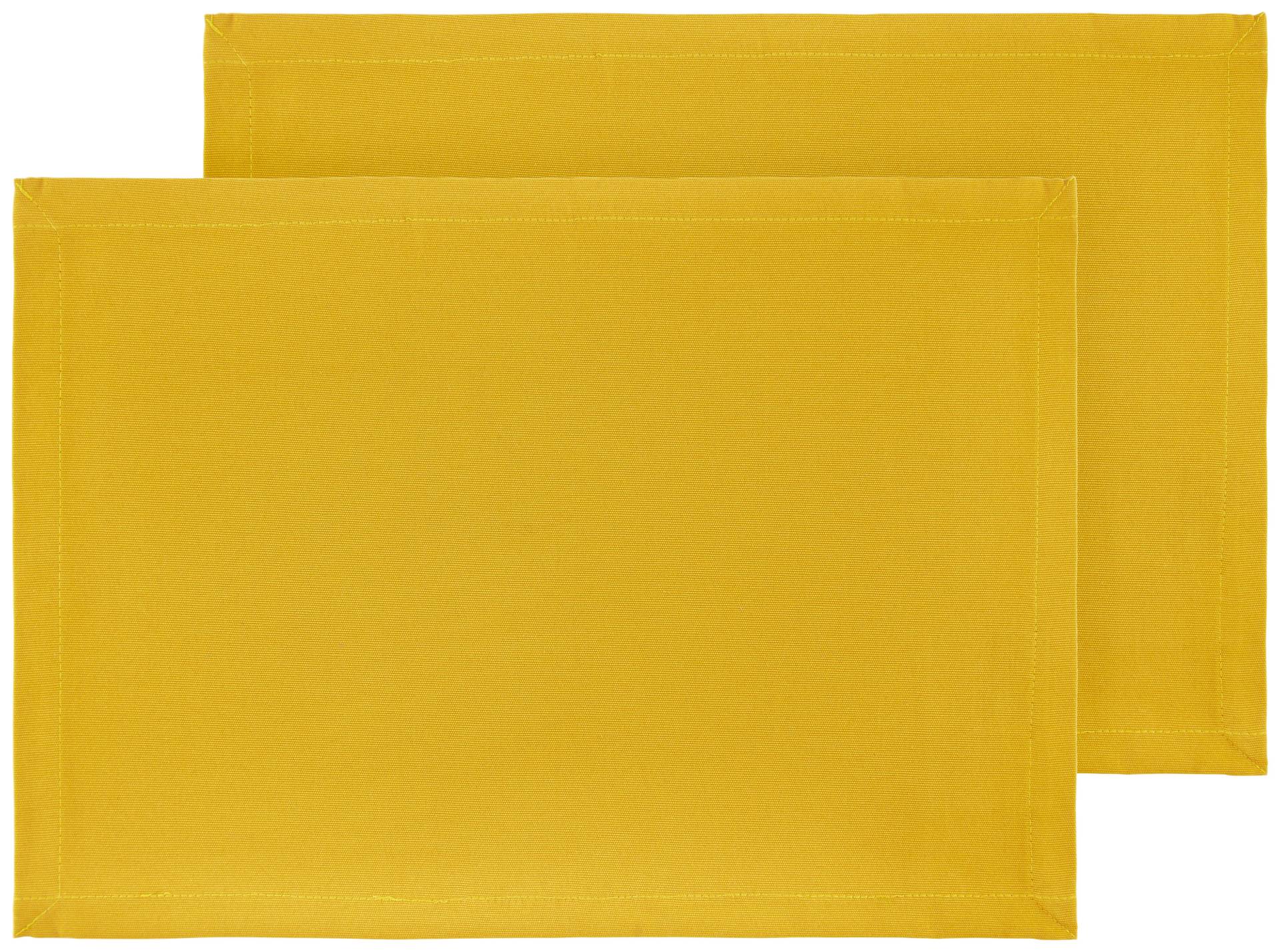 Tischset Steffi in Gelb ca. 33x45cm, 2er Set Tischset Steffi in Gelb ca. 33x45cm, 2er Set