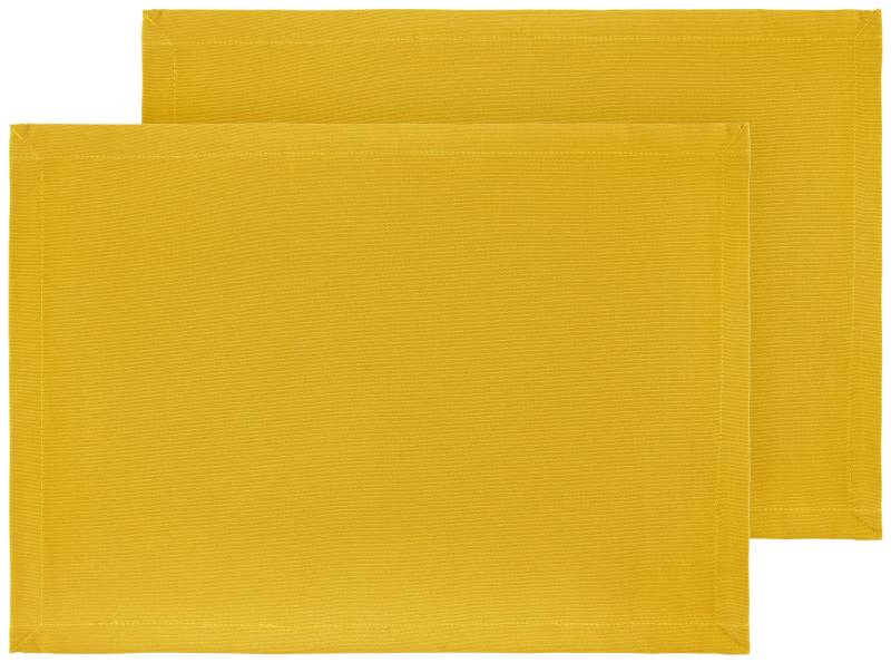 Tischset Steffi in Gelb ca. 33x45cm, 2er Set