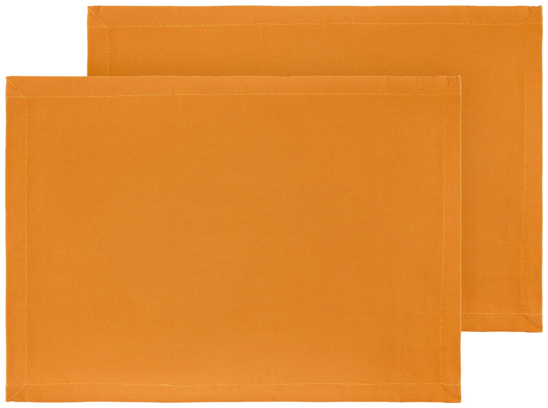 Tischset Steffi in Orange ca. 33x45cm, 2er-Set Tischset Steffi in Orange ca. 33x45cm, 2er-Set