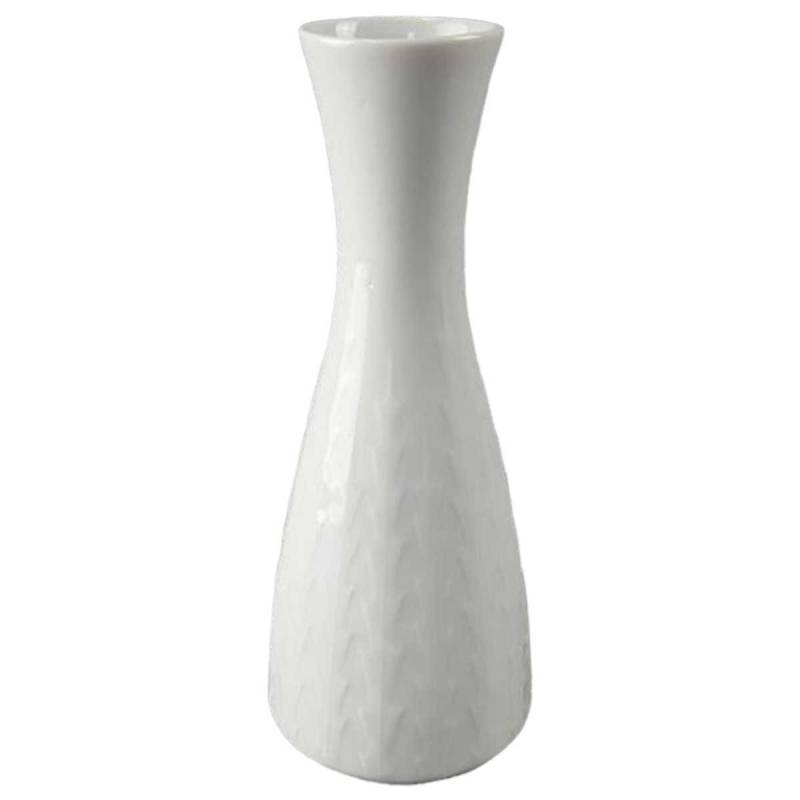Tischvase Blumenvase Tirschenreuth Weiß Bavaria gebraucht - gut