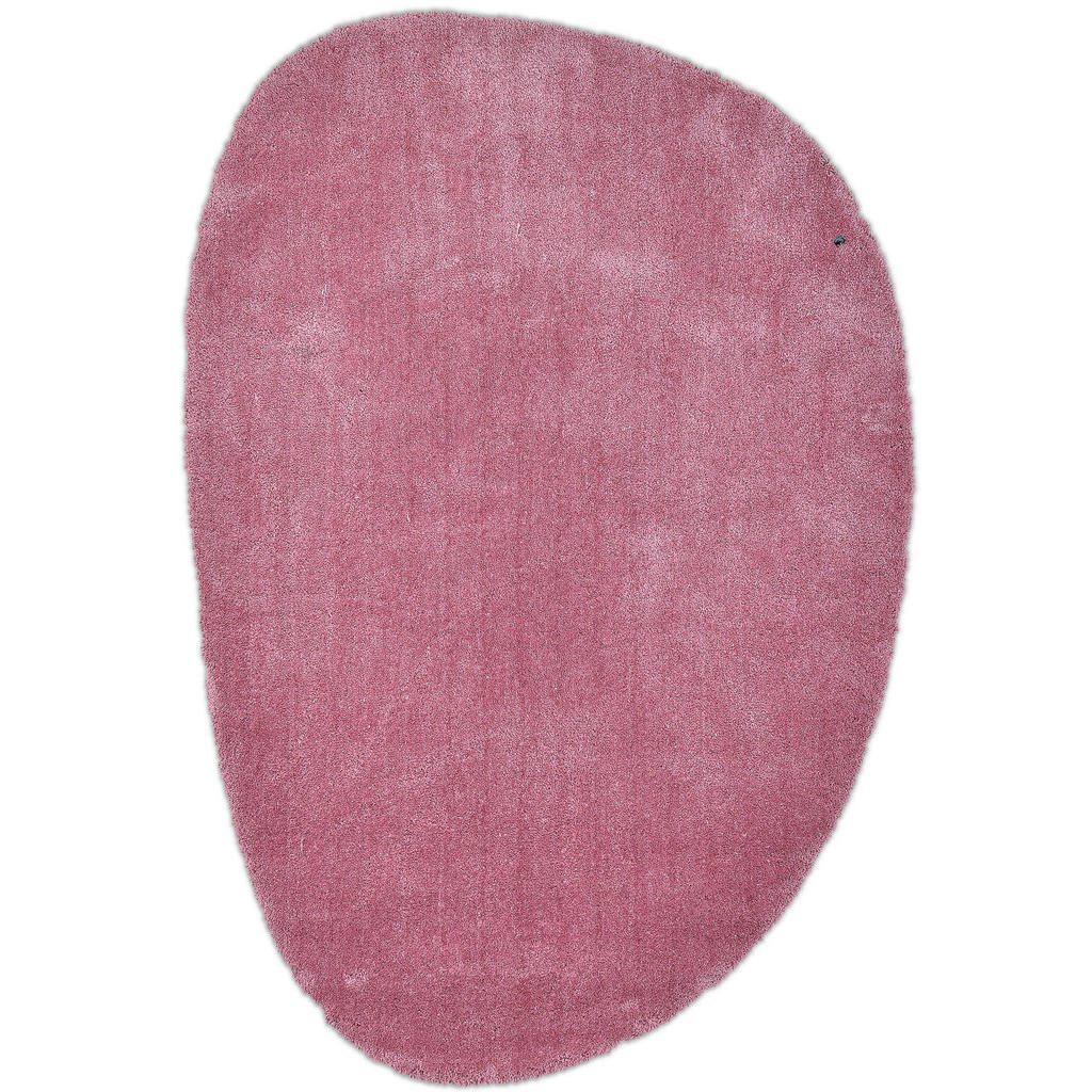 Tom Tailor Hochflorteppich, Rosa, Textil, Uni, eiförmig, 135x200 cm, Teppiche & Böden, Teppiche, Hochflorteppiche & Shaggys von Tom Tailor