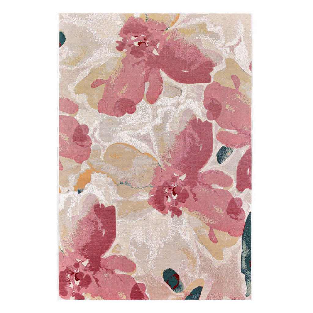 Tom Tailor Teppich, Rosa, Kunststoff, Blume, rechteckig, 70x120 cm, Teppiche & Böden, Teppiche, Moderne Teppiche von Tom Tailor