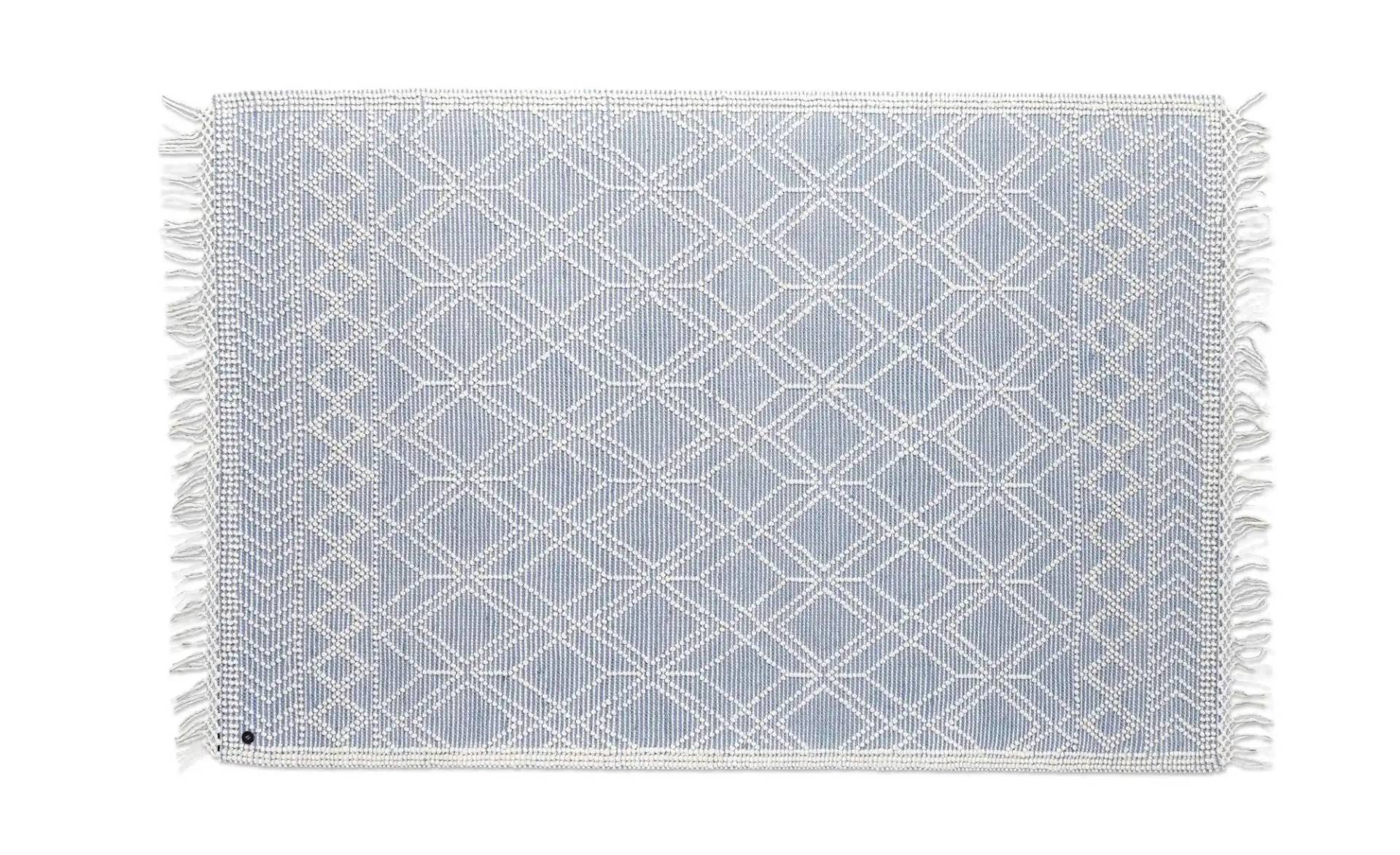 Tom Tailor Teppich  Macra ¦ blau ¦ Wolle ¦ Maße (cm): B: 190 H: 1 Teppiche > Läufer - Höffner
