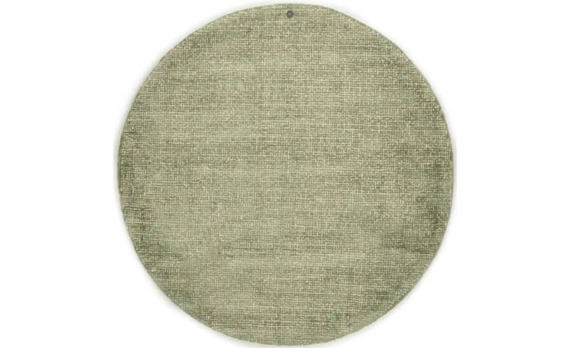 Tom Tailor Wollteppich  Groove ¦ grün ¦ Wolle ¦ Maße (cm): B: 140 H: 1,5  Ø: 140 Teppiche > Vintage Teppiche - Höffner