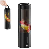 Tragbarer Standmixer – Mini-Standmixer – Mixer für unterwegs – Mini-Entsafter – Smoothie-Maker – 450 ml – Für Milchshakes und Smoothies, Tragbarer Standmixer – Mini-Standmixer – Mixer für unterwegs – Mini-Entsafter – Smoothie-Maker – 450 ml – Für Milchshakes und Smoothies,