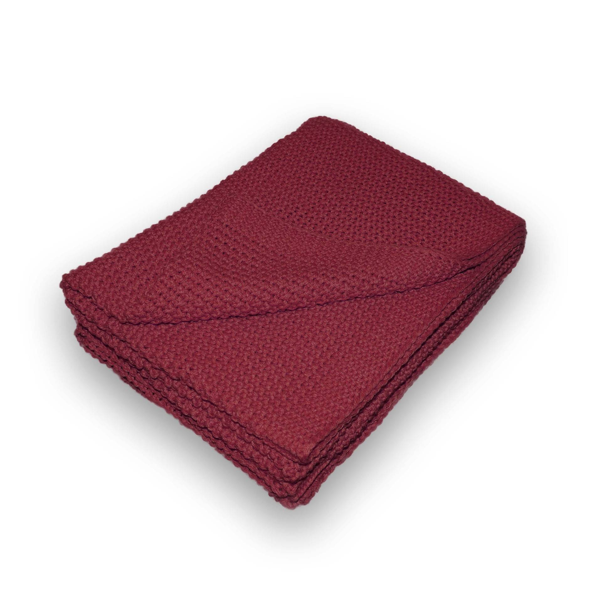 Traumhaft gut schlafen Strickdecke – Kuscheldecke in verschiedenen Farben, 100% Polyester