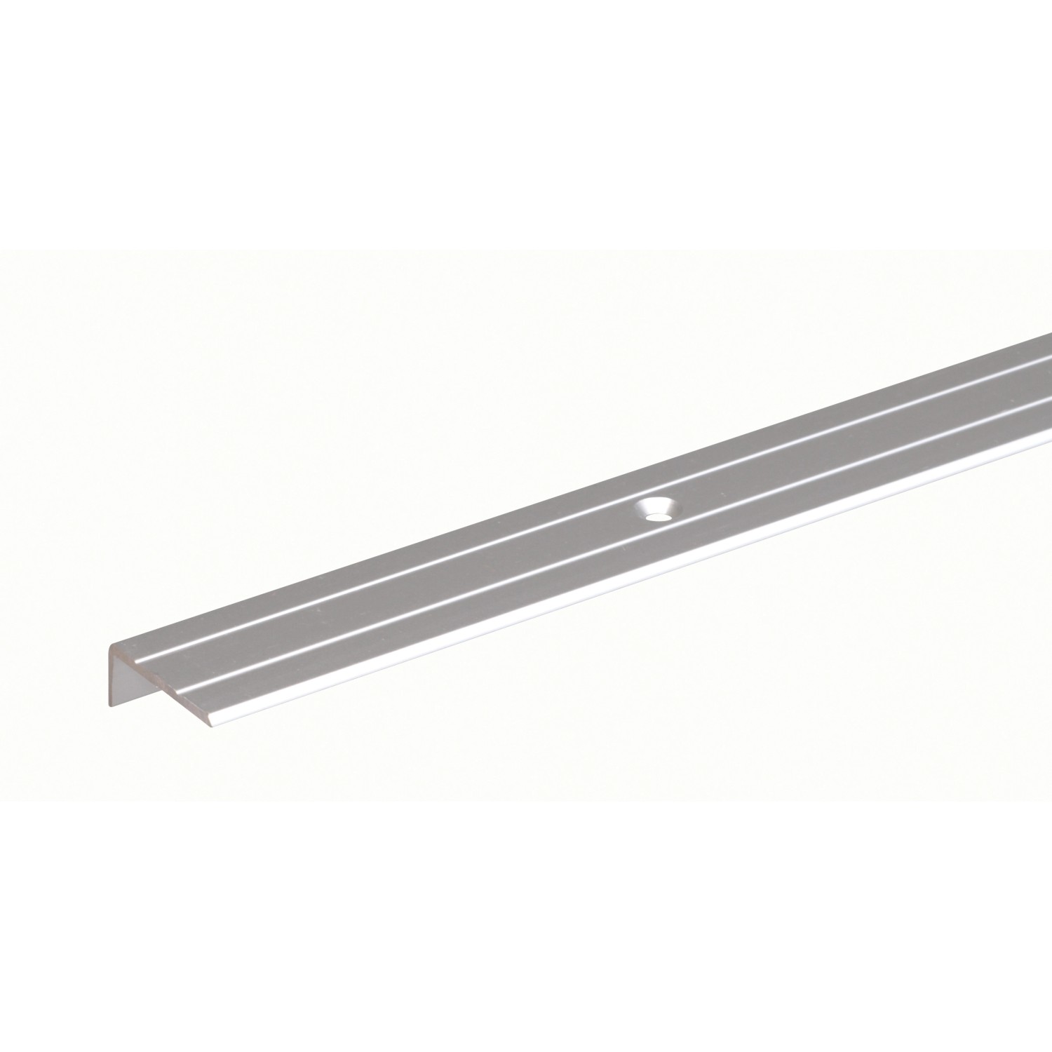 Treppenkantenprofil Aluminium 10 mm x 25 mm x 1.000 mm Silber