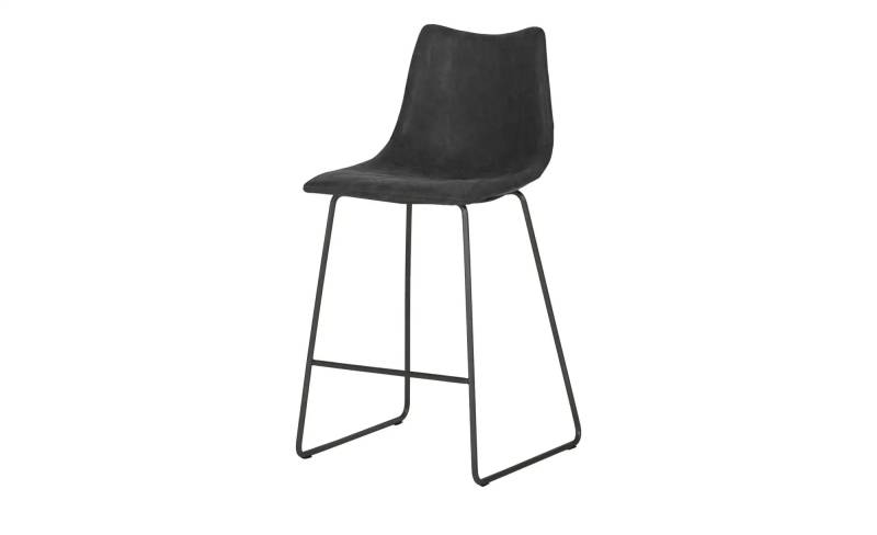 Tresenhocker   ¦ schwarz ¦ Maße (cm): B: 49 H: 99 T: 50.0 Polstermöbel > Hocker > Barhocker - Möbel Kraft