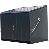 Trimetals Aufbewahrungsbox Stowaway anthrazit Aluminium B/H/L: ca. 87x112x136 cm von Trimetals