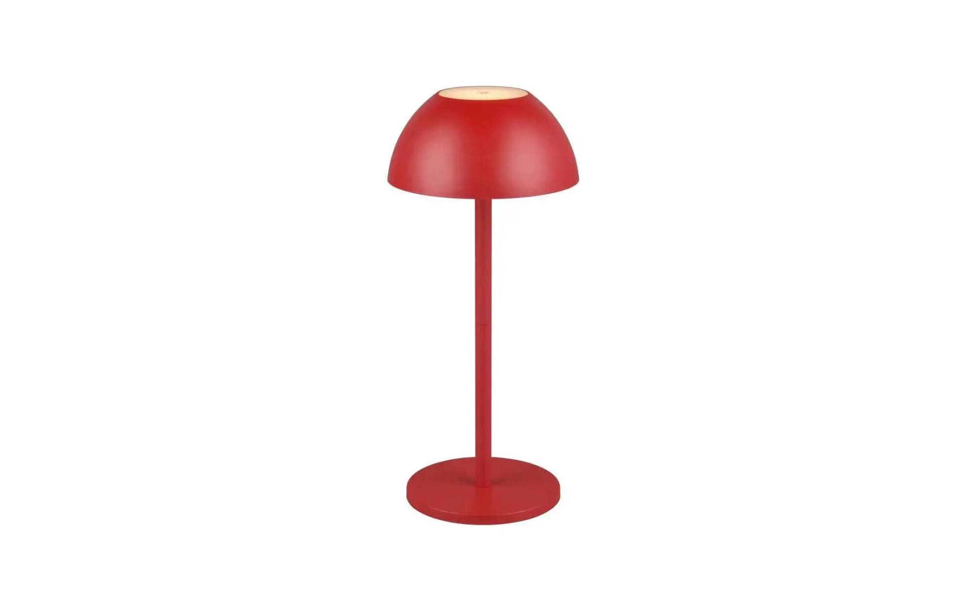 Trio LED-Akkuleuchte ¦ rot ¦ Maße (cm): B: 13 H: 30 T: 13 Lampen & Leuchten > Tischlampen - Höffner