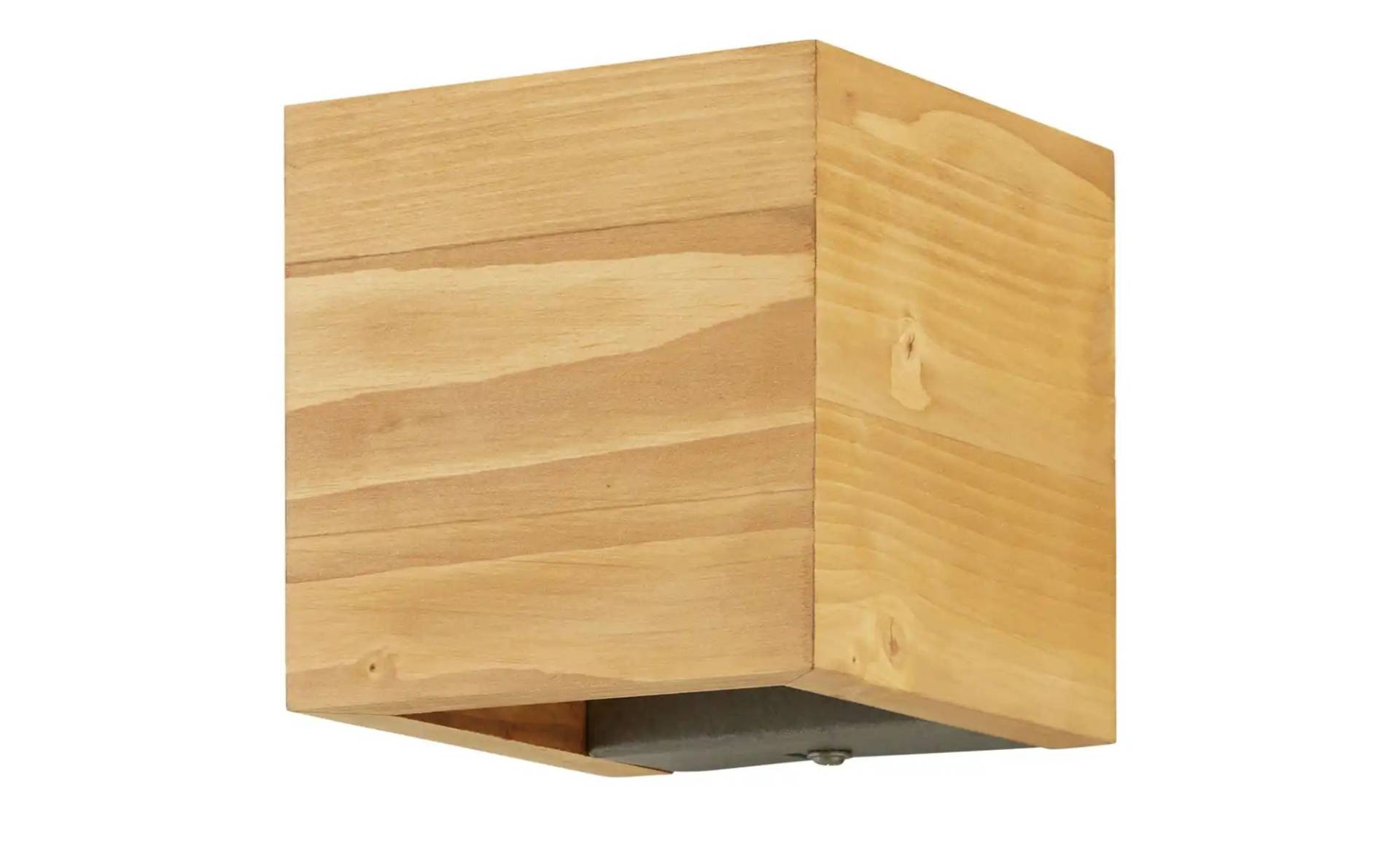Trio LED-Wandleuchte  Pinienholz ´Kubus´   ¦ holzfarben ¦ Maße (cm): B: 11 H: 11 T: 11.0 Lampen & Leuchten > LED-Leuchten > LED-Wandleuchten - Möbel Kraft