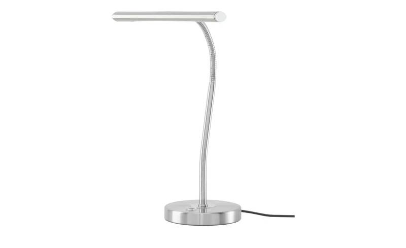 Trio Tischleuchte  1-flammig  Nickel-matt mit Schwanenhals   ¦ silber ¦ Maße (cm): H: 35 Lampen & Leuchten > LED-Leuchten > LED-Tischlampen - Möbel Kraft