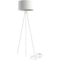 Tripod Stehleuchte Weiß E27 156 cm Metall Stoff Tripod Stehleuchte Weiß E27 156 cm Metall Stoff von Nowodvorski