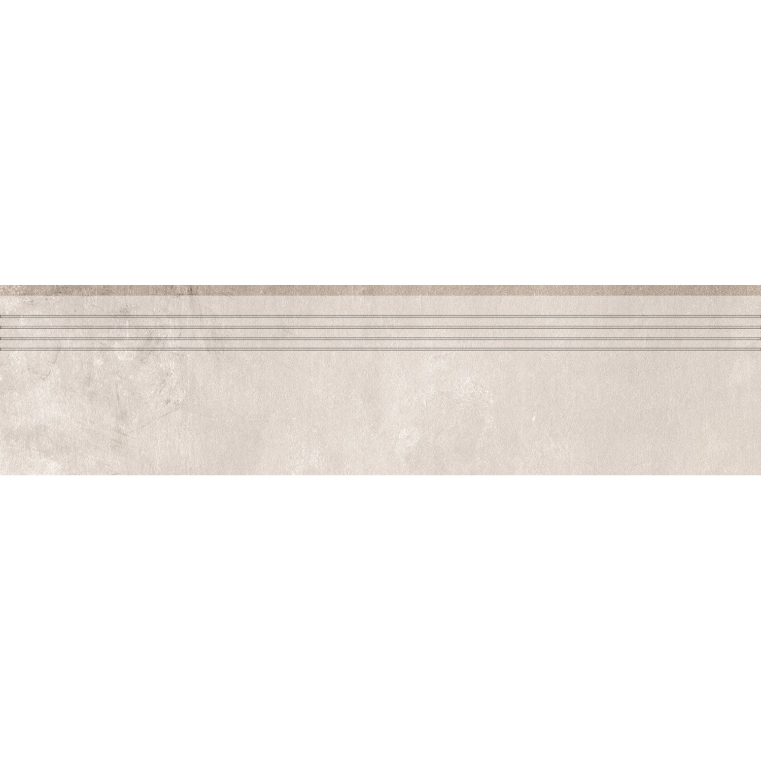 Trittstufe Denver Feinsteinzeug Glasiert Matt Weiß 30 cm x 120 cm