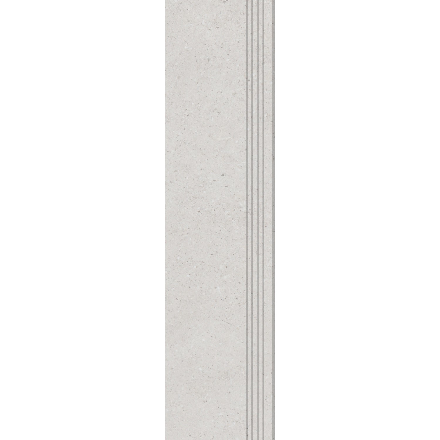 Trittstufe Pebblestone Feinsteinzeug Glasiert Beige Matt 30 cm x 120 cm