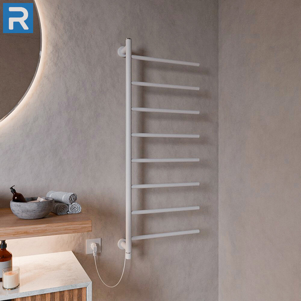 Trockenheizkörper Badheizkörper elektrisch One-Click weiss glänzend 50 x 120 cm Trockenheizkörper Badheizkörper elektrisch One-Click weiss glänzend 50 x 120 cm