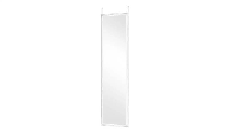 Türhängespiegel   ¦ weiß ¦ Glas,Aluminium,Kunststoff ¦ Maße (cm): B: 30 H: 120 Garderoben & Kleiderstangen > Garderoben Spiegel - Möbel Kraft