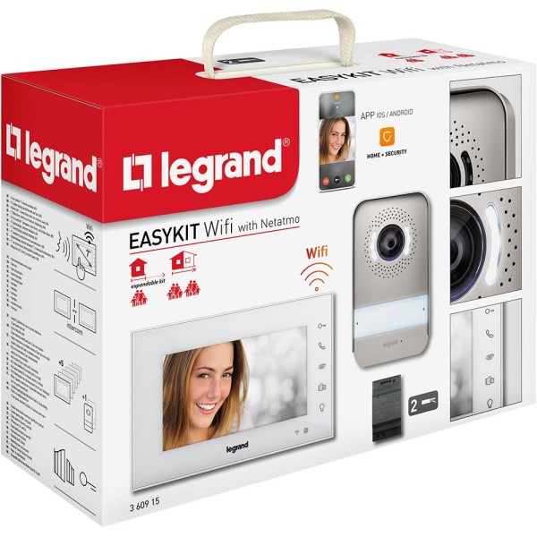 Türsprechanlagen Set für Hutschiene EasyKitWLAN 360915 Legrand