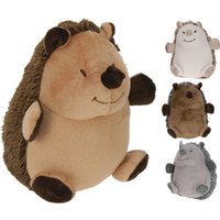 Türstopper IGEL 20 cm Grau / Hellbraun / Braun / Weiss