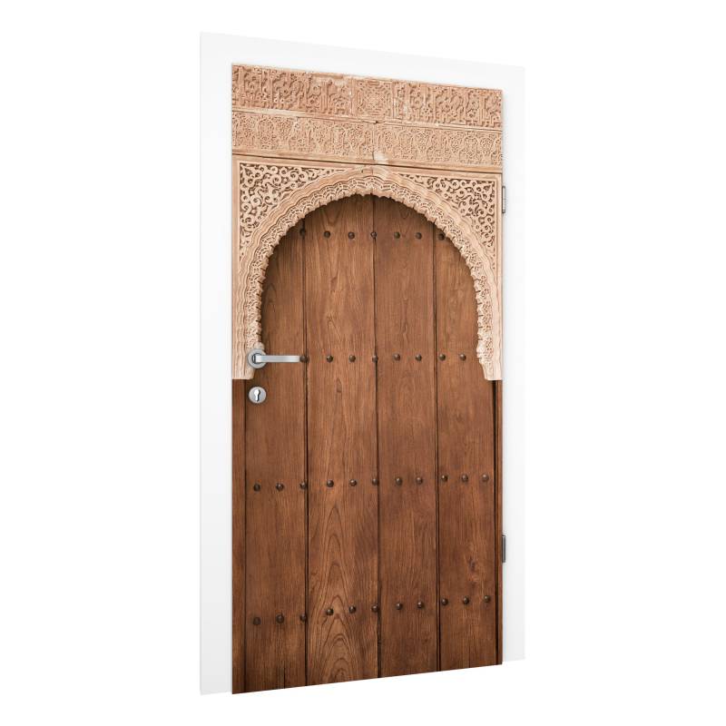 Türtapete Holztor aus dem Alhambra Palast