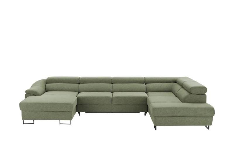 Twist Ecksofa  Lavos ¦ grün ¦ Maße (cm): B: 346 H: 85 T: 221.0 Polstermöbel > Sofas > Schlafsofas - Möbel Kraft