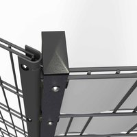 U-Profilschiene für Zaunanschluss 800 mm Verzinkt