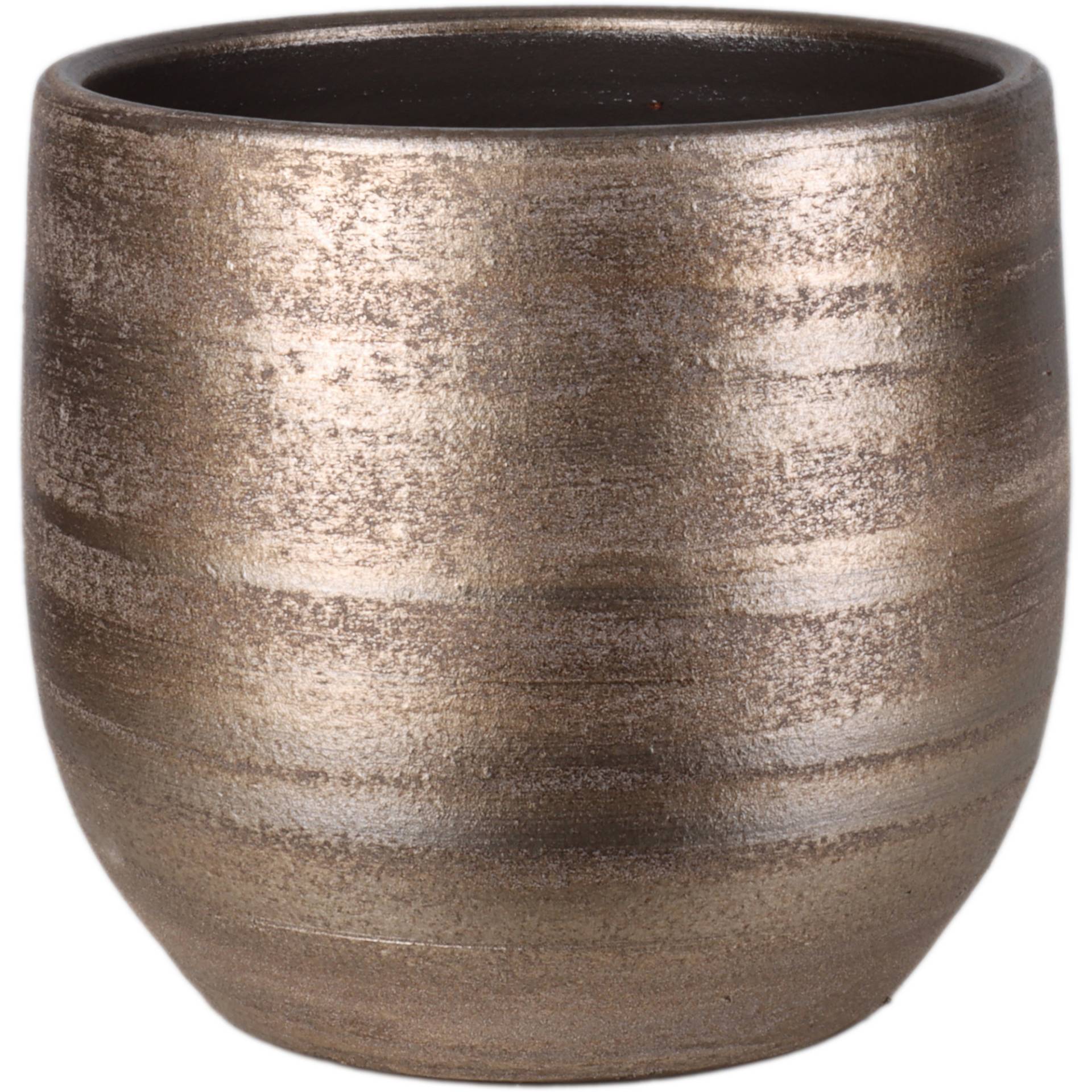 Übertopf 'Amora' Keramik champagner Ø 1 5 x12 cm