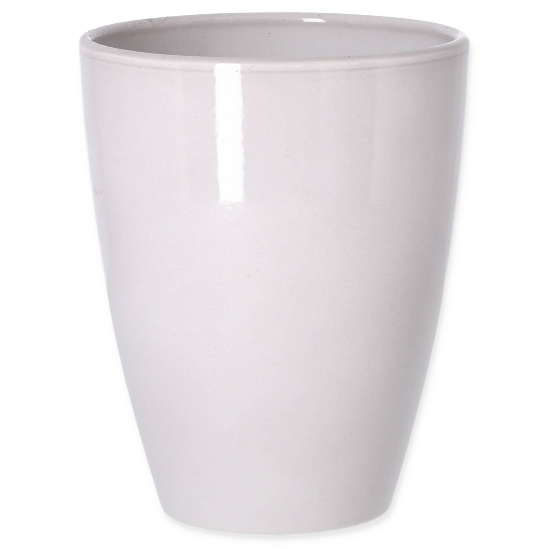 Übertopf 'Lea' grau Ø 8 cm