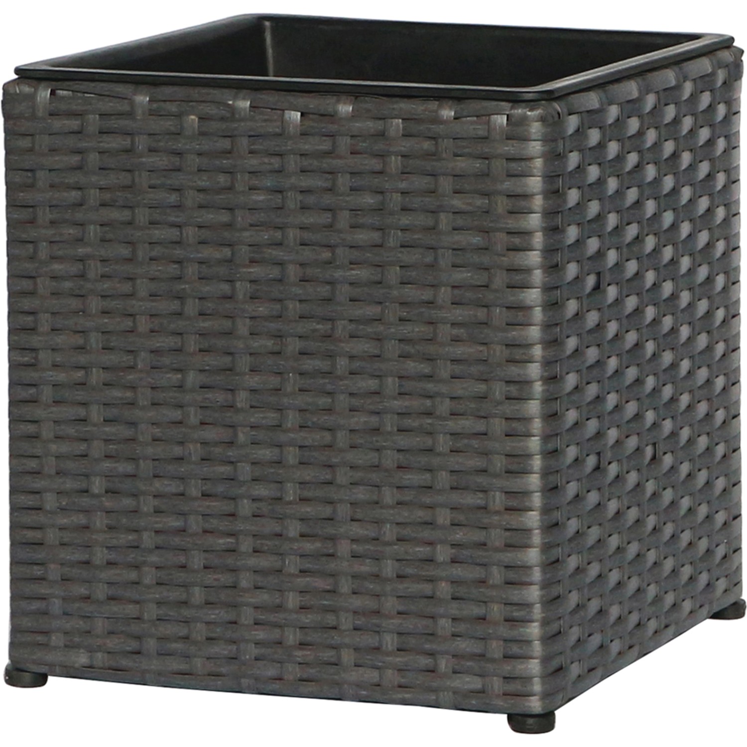 Übertopf PE Weide 28 cm x 25 cm x 25 cm Quadratisch Übertopf PE Weide 28 cm x 25 cm x 25 cm Quadratisch