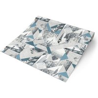 UGEPA Vliestapete New York blau grau B/L: ca. 53x1005 cm UGEPA Vliestapete New York blau grau B/L: ca. 53x1005 cm von UGEPA