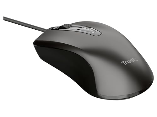 Trust Basic optische Maus 4 Tasten 1200 DPI USB 2.0 schwarz von Trust
