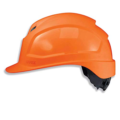 Uvex Pheos IES Schutzhelm - Belüfteter Arbeitshelm für die Baustelle - Orange Orange von Uvex