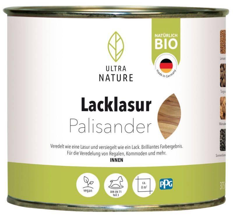 Ultra Nature Lacklasur Palisander 0,375 l - 682355 von Bondex