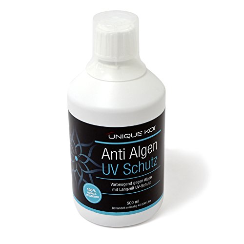 Unique Koi Anti Algen UV Schutz 500 ml für 40000 L Teichwasser von SunSun