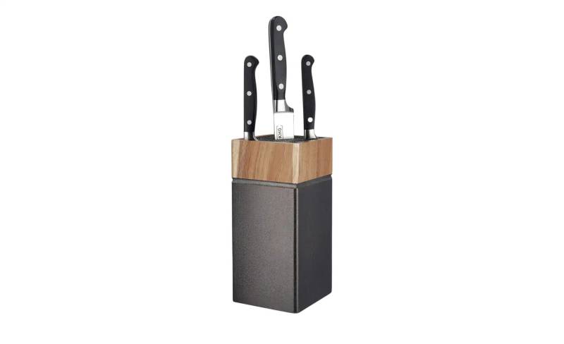 KHG Universal Messerblock   ¦ holzfarben ¦ Maße (cm): B: 10,7 H: 22,3 Küchenzubehör & Helfer > Küchenhelfer - Möbel Kraft