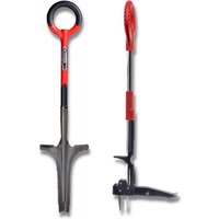 Unkrautvernichter V-Klinge + Unkrautstecher - rootslayer - Multifunktionale Gartengeräte - Einfach zu bedienen - Kohlenstoffstahl - Rot Unkrautvernichter V-Klinge + Unkrautstecher - rootslayer - Multifunktionale Gartengeräte - Einfach zu bedienen - Kohlenstoffstahl - Rot von VENTEO