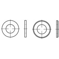 Unterlegscheibe DIN 125-1 Form A 23 x39 x3 Messing