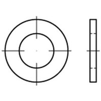 Unterlegscheibe DIN 7989-1 20/22 x 37 x8 Stahl 100HV