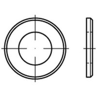 Unterlegscheibe ISO 7090 m.Fase 10 Stahl 200 HV galv. verz.+S