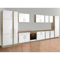 Unterschrank 100 ALINA von Menke Möbel Weiss HG / Artisan Eiche